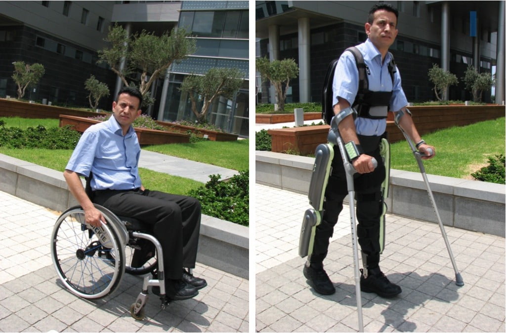ReWalk's exoskeleton. Courtesy