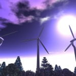 Wind power station