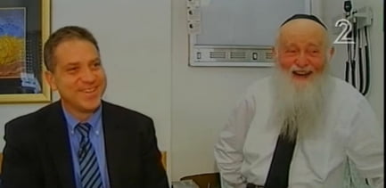Rabbi Refael Shmulevitz - Image courtesy of Israel's Channel Two