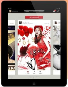 The Bazaart app on the iPad