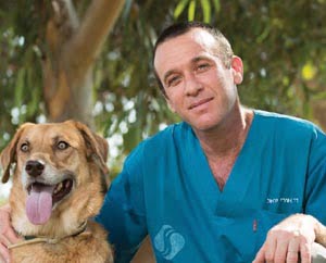 Dr. Yoel and his cancer-sniffing buddy