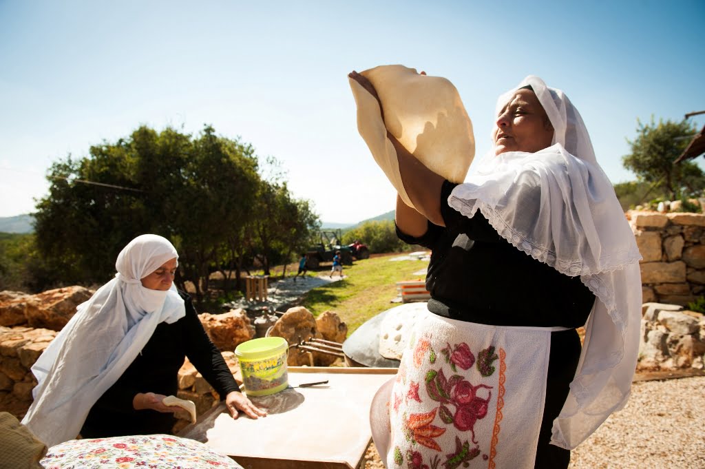 Traditional Druze pita bread