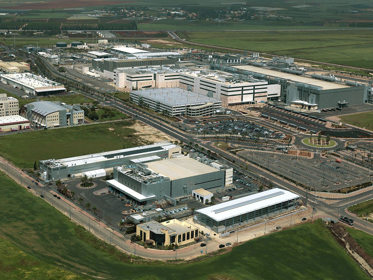 Intel, HP and Micron production plants in Kiryat Gat via Lehava Center Qiryat Gat/PikiWiki