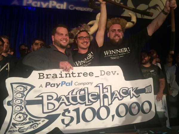 The winning BattleHack team from Tel Aviv
