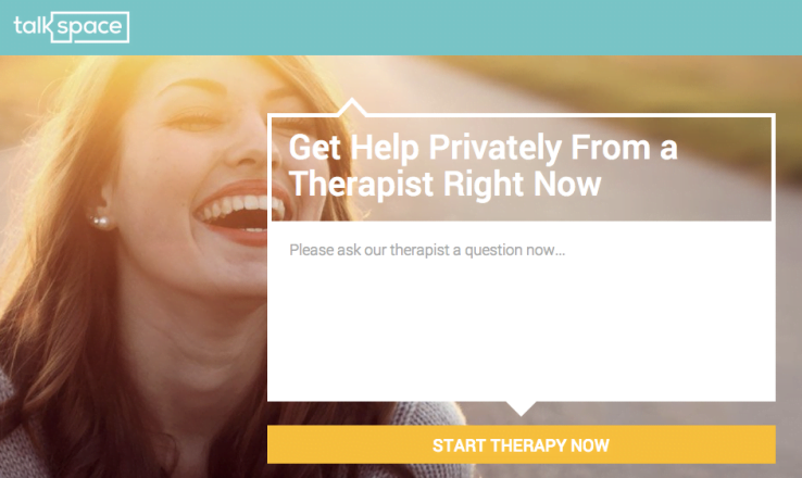 Talkspace Therapy. Courtesy