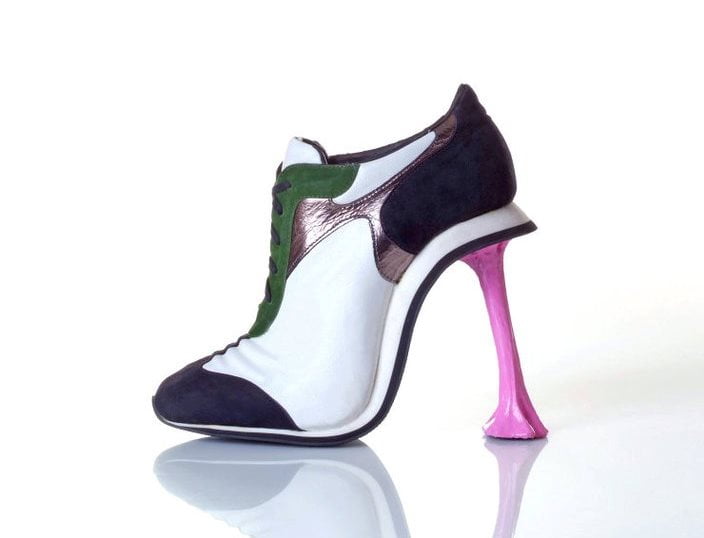 The Kobi Levi-designed shoe worn by Fergie in the music video via Kobi Levi's Website