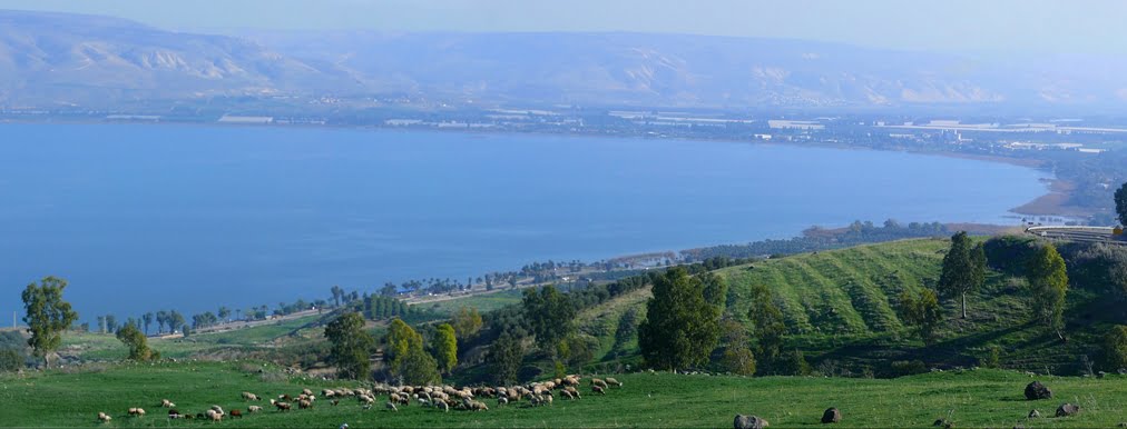 Sea of Galilee, Israel via H20/WikiCommons