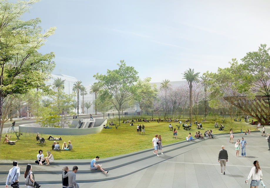 Chyutin Architects' proposed design for Tel Aviv's Rabin Square. Courtesy