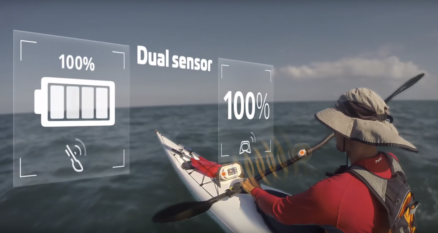 Motionize virtual coach for canoeing. Photo via Motionize's Facebook Page