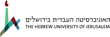 Hebrew U., Hebrew University, HU, HU logo
