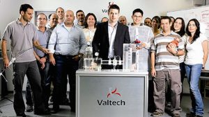 Amir Gross (center) and the Valtech Cardio team. Courtesy
