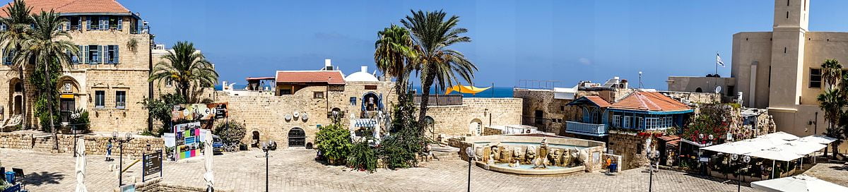 Kedumim Square, Old Jaffa, Tel Aviv-Yafo. Photo by Gady Munz for Pikiwiki