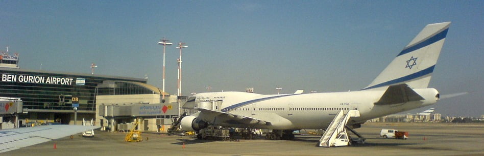 El Al Boeing 747-400 at TLV Ben Gurion Airport. Photo by  Nova13/Wikicommons