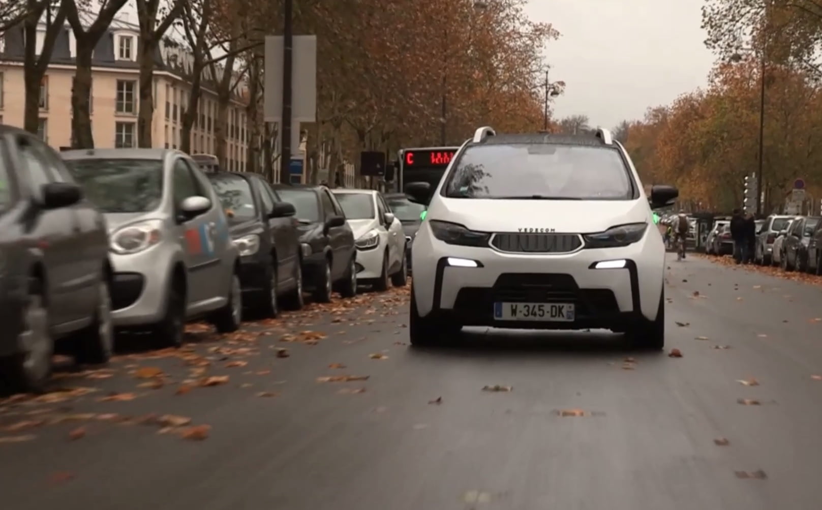 Vedecom'a autonomous car, driverless vehicle, courtesy https://vimeo.com/224297482