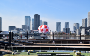 RT deployed their Skystar 180 balloon during the annual Tokyo Marathon in February.  Courtesy