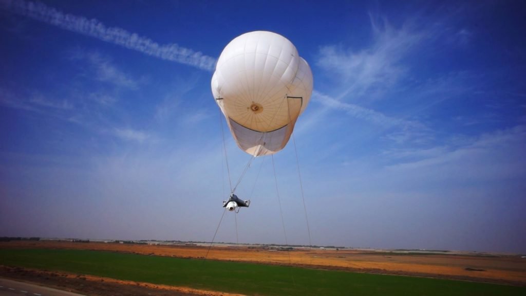 skystar rt aerostats systems surveillance balloon.  Courtesy