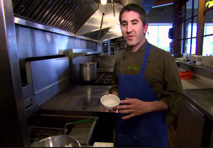 Chef Michael Solomonov in the kitchen. Photo via YouTube.