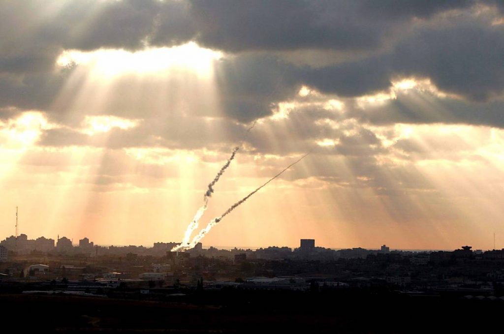 Rockets launched from Gaza into Israel, in 2009. Photo via tipinfo on Flickr