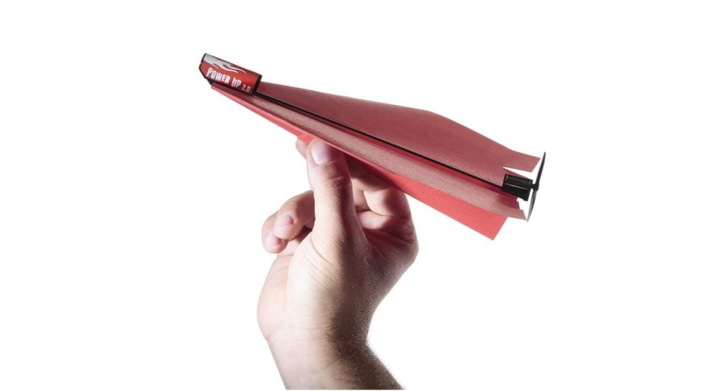 The PowerUp 2.0 Paper Airplane. Courtesy