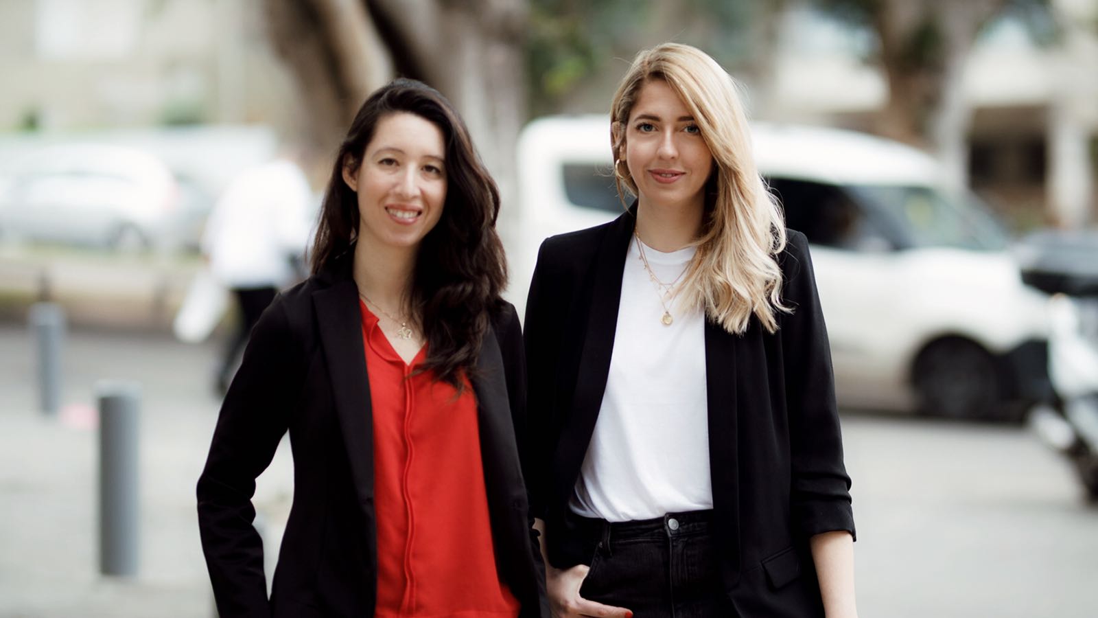 Yael Kochman (left) and Alla Foht (right) are the founders of Re: Tech, an innovation center in Tel Aviv for retail technology. Courtesy