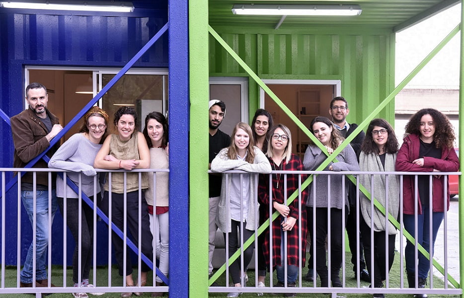 Architecture students from the Technion created unique housing solutions for their semester project. Photo via Sharon Tzur