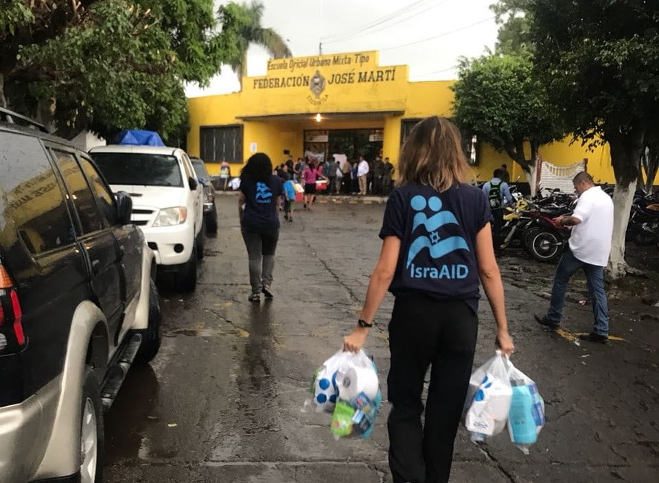 IsraAID team in Guatemala, June 5, 2018. Courtesy