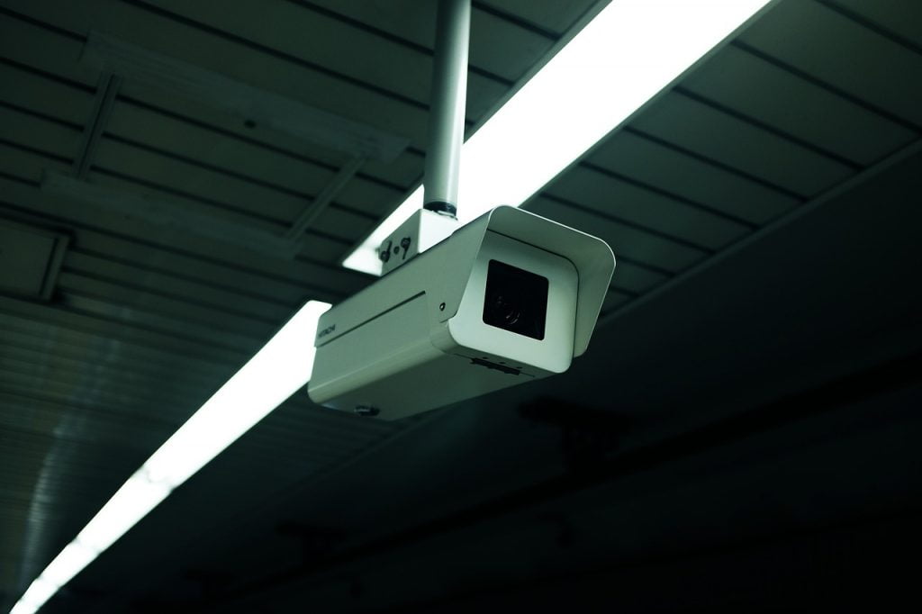 A CCTV camera. Photo via Pixabay