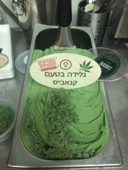 Vaniglia's cannabis-flavored ice cream. Courtesy