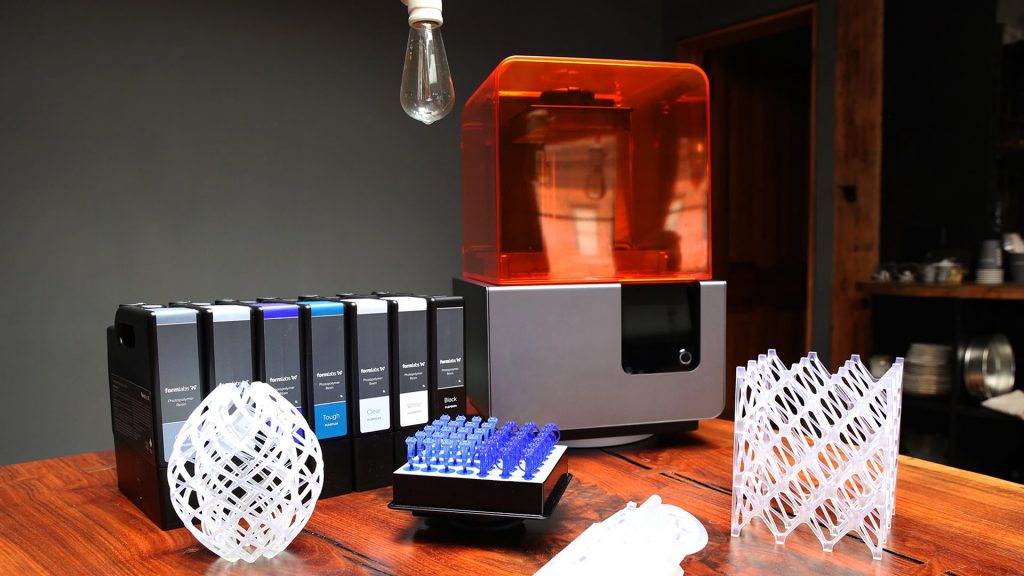 Screenshot of a Formlabs 3D printer. via YouTube