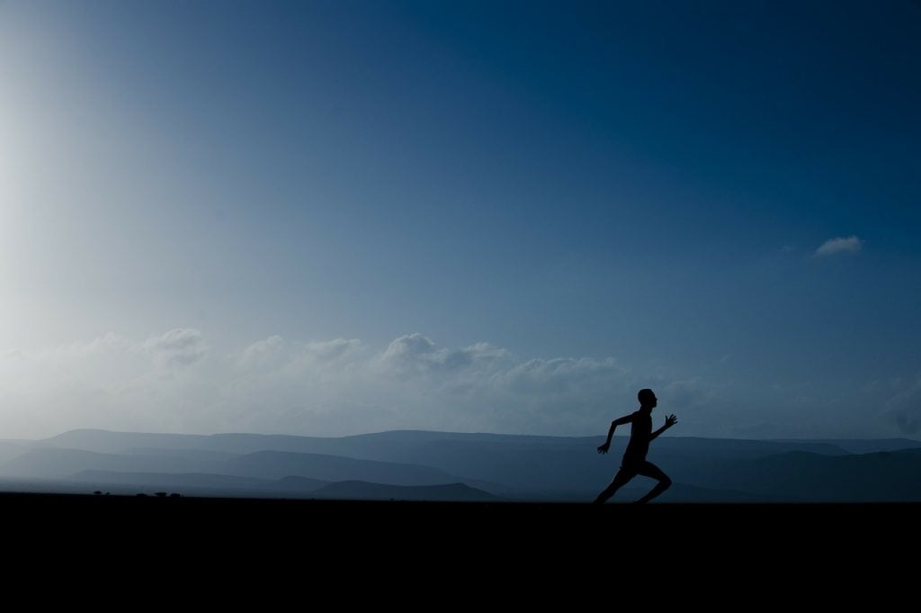 A jogger. Photo via Pixabay