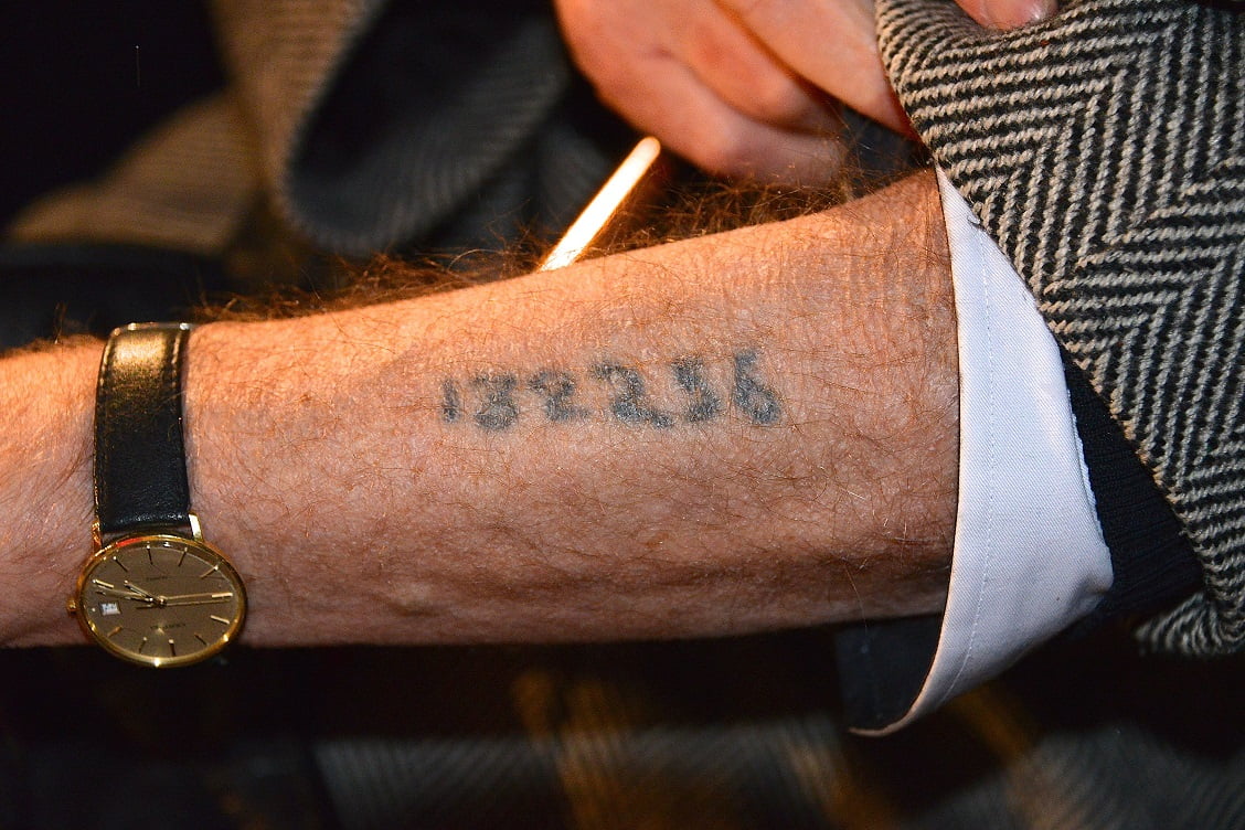 holocaust number tattoo