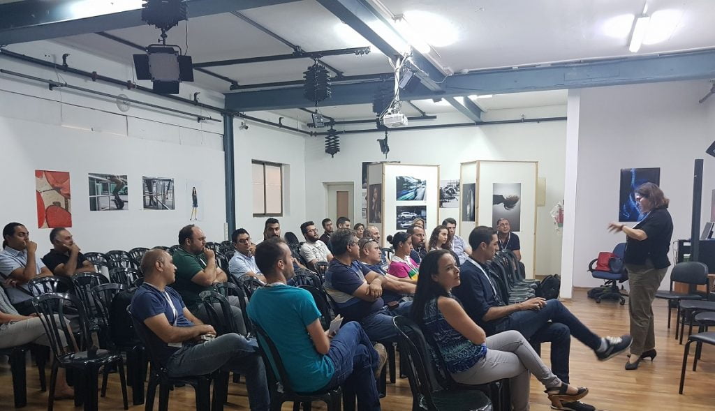 The Exposing Arab Entrepreneurs to the Israel Innovation Authority" event at "Tiltan" College in Haifa July 2018. Courtesy