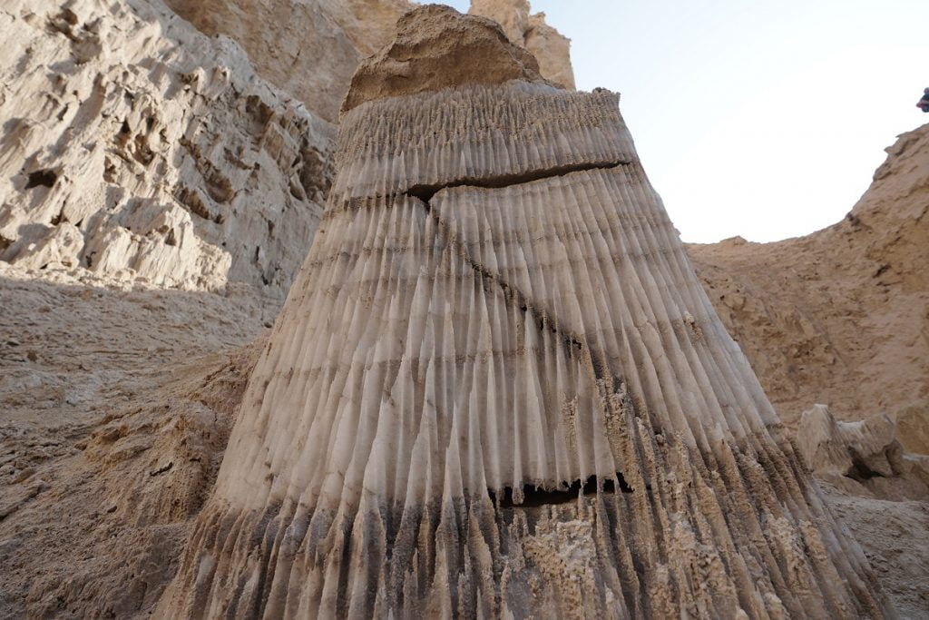 Salt cave discovered near the Dead Sea. Photo by Ruslan Paul