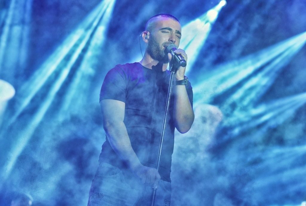 Israeli singer Omer Adam. Photo by Sharon Revivo