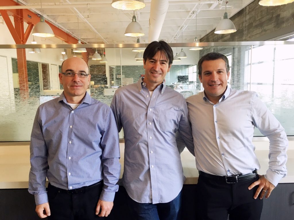 Next Insurance founders Nissim Tapiro, Guy Goldstein, Alon Huri. Courtesy