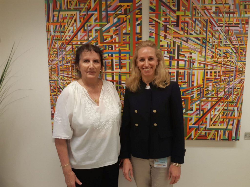 Professor Malka Cohen-Armon, left, of TAU’s Sackler Faculty of Medicine, and Dr. Talia Golan, right, of the Sheba Medical Center. Courtesy