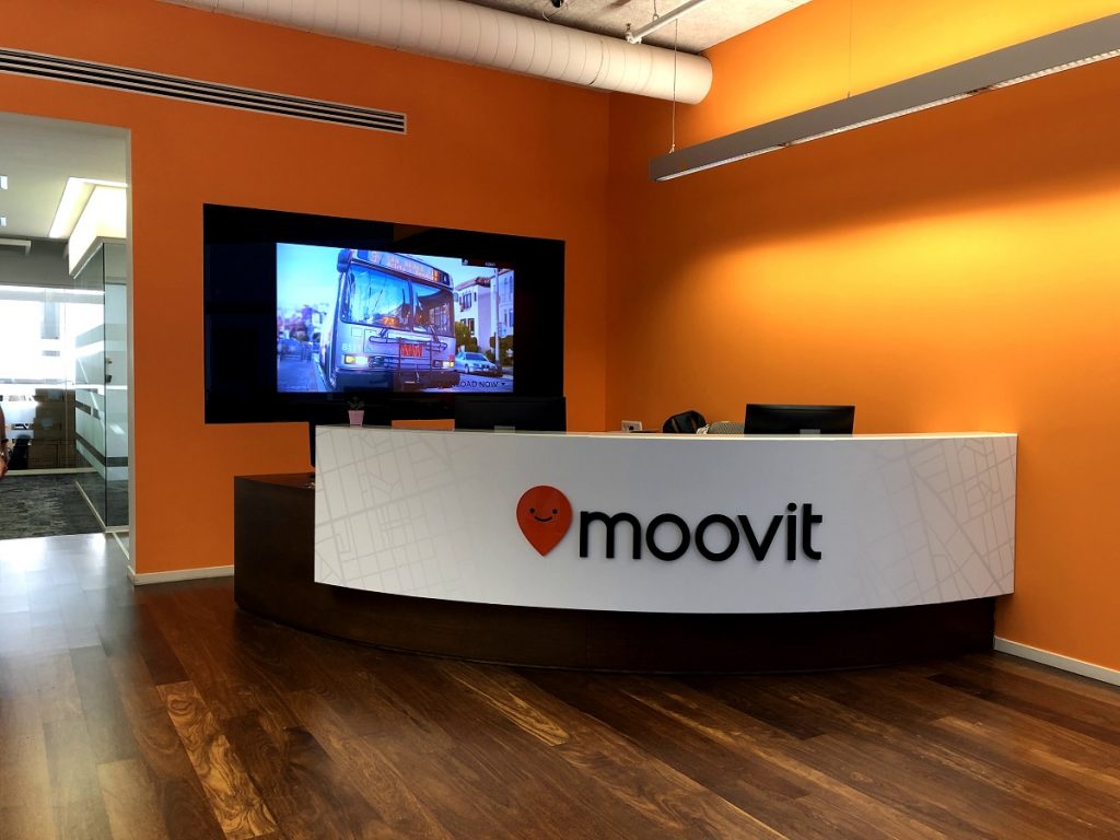 Moovit's offices. Courtesy