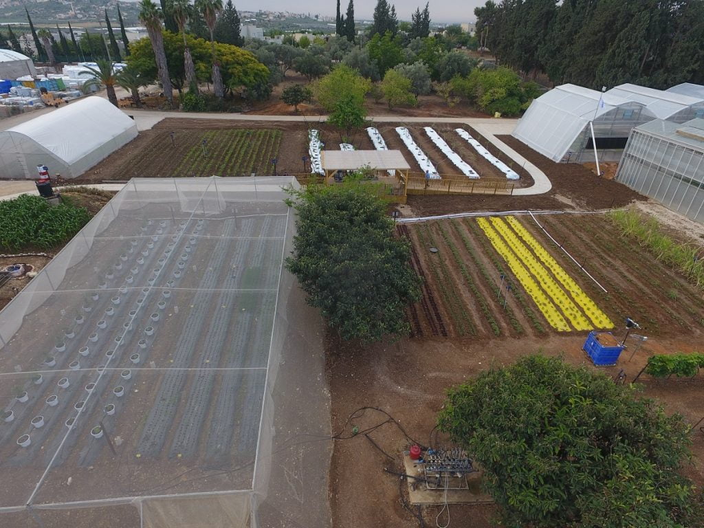 Netafim's precision irrigation center in Kibbutz Magal. Courtesy