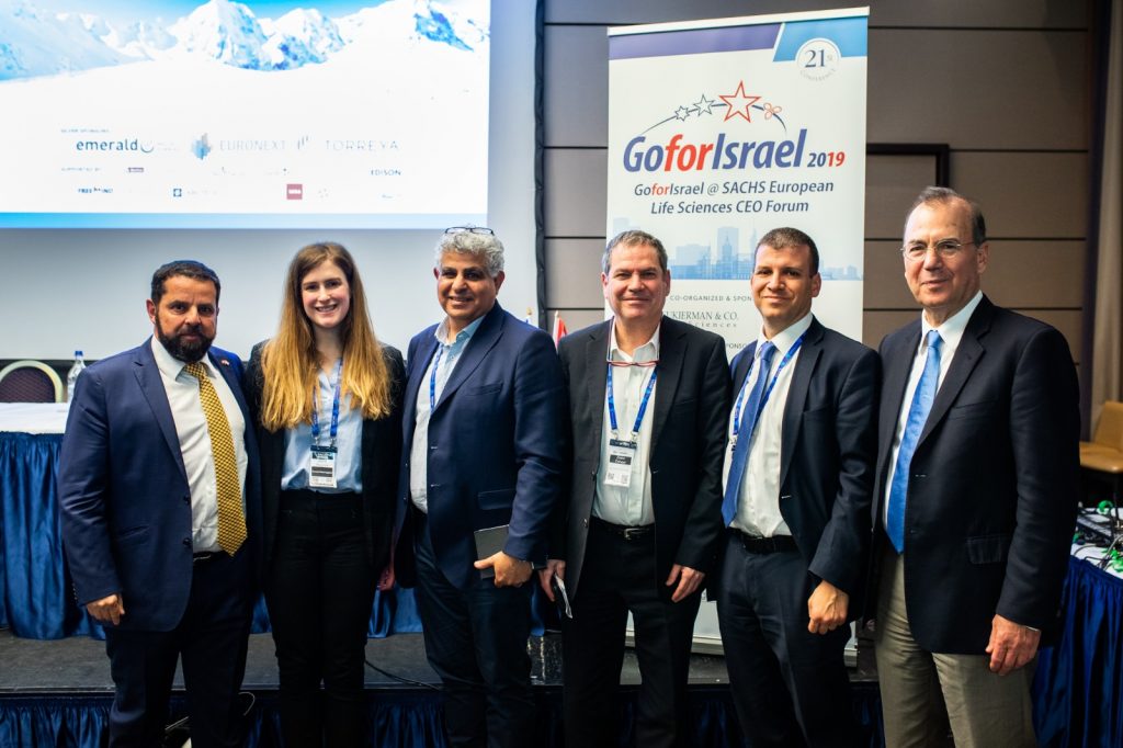 Participants in the GoforIsrael Life Science conference In Switzerland, February 2019. Courtesy