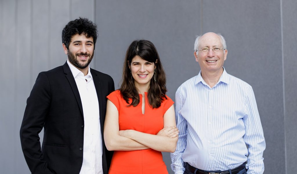 Diagnostic Robotics founders from left to right: Yonatan Amir, Dr. Kira Radinsky, and Professor Moshe Shoham. Courtesy