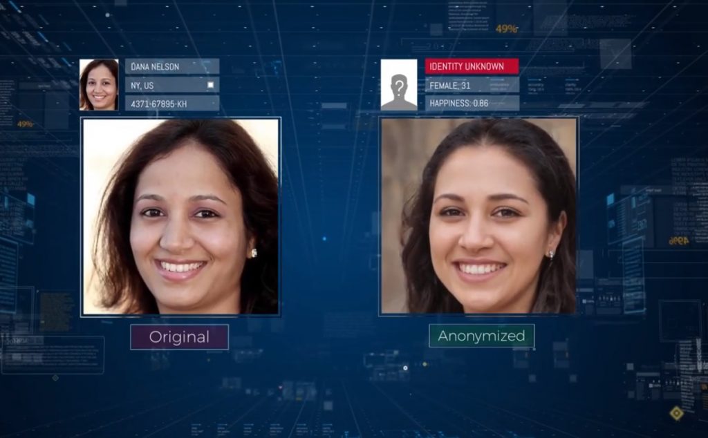 D-ID renders images unrecognizable to facial recognition algorithms. Screenshot