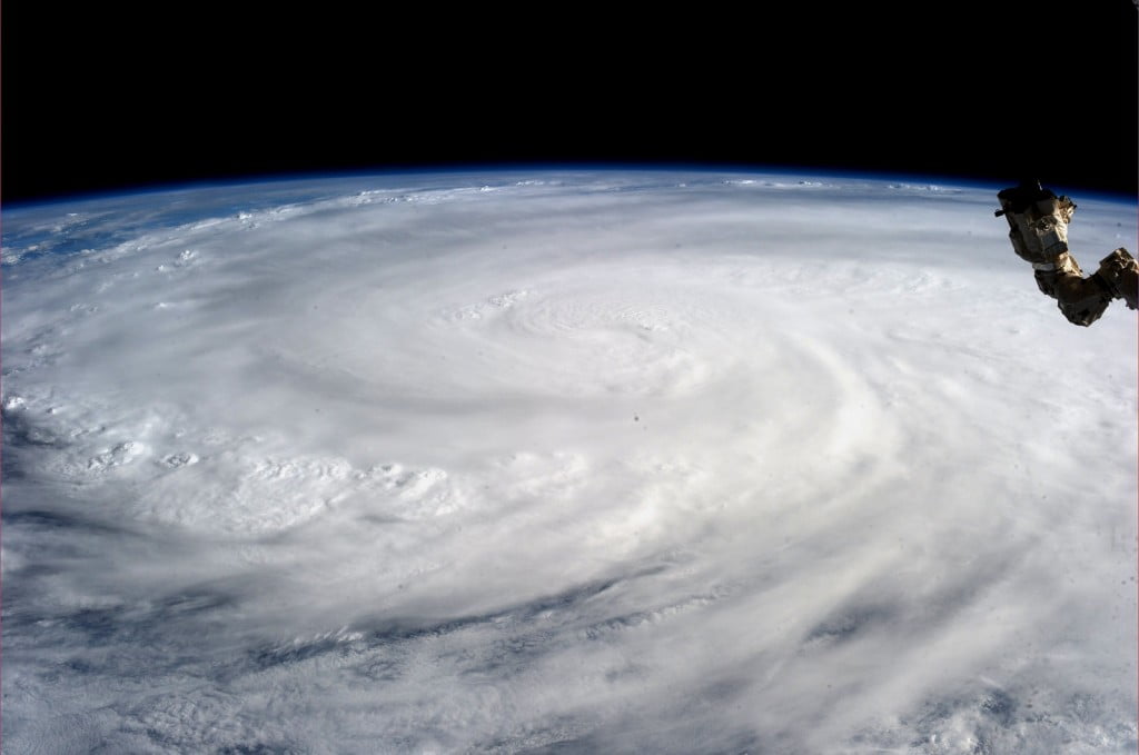 NASA typhoon haiyan from space