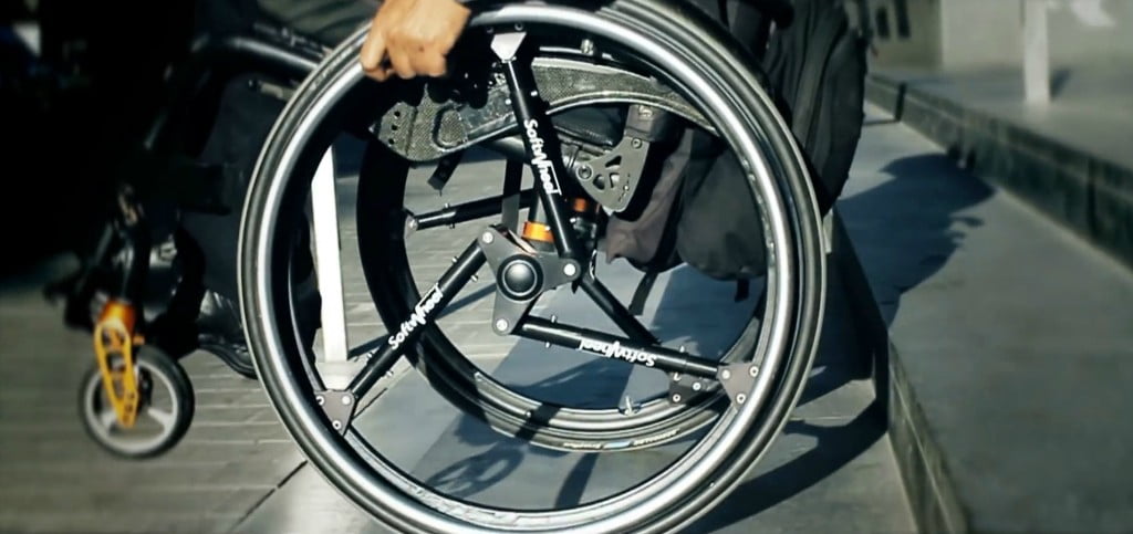 Technology News: Israeli Company Enables Wheelchair Riders To Roll Down Stairs By Reinventing The Wheel