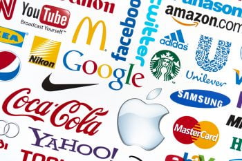 Well-known World Brand Logotypes via BigStock