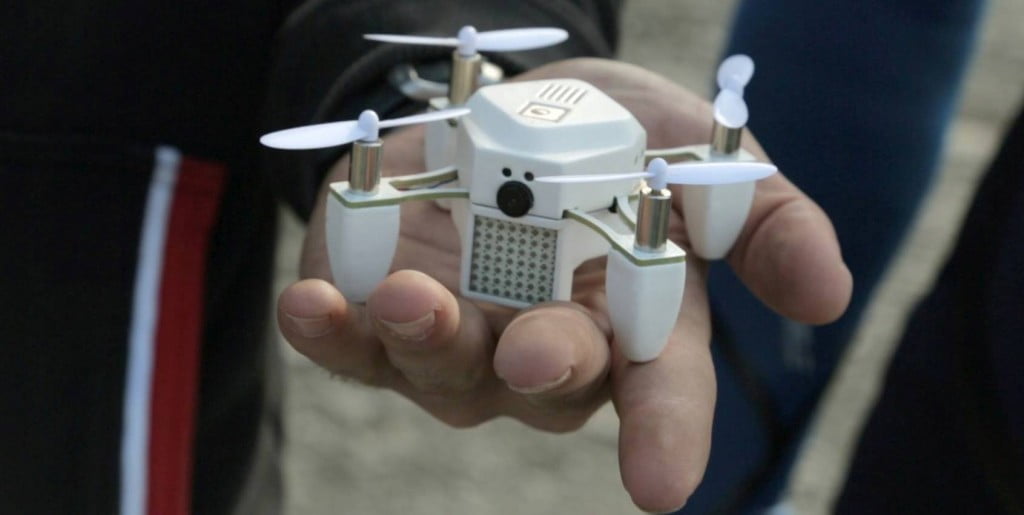 Micro Drone Follows You To Capture Selfies From The Sky