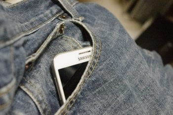 Samsung in Jeans Pocket. Courtesy