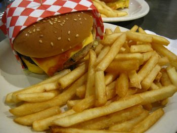Burger and Fries via Pixabay