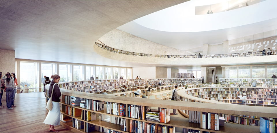 National Library of Israel. Courtesy of Herzog & de Meuron