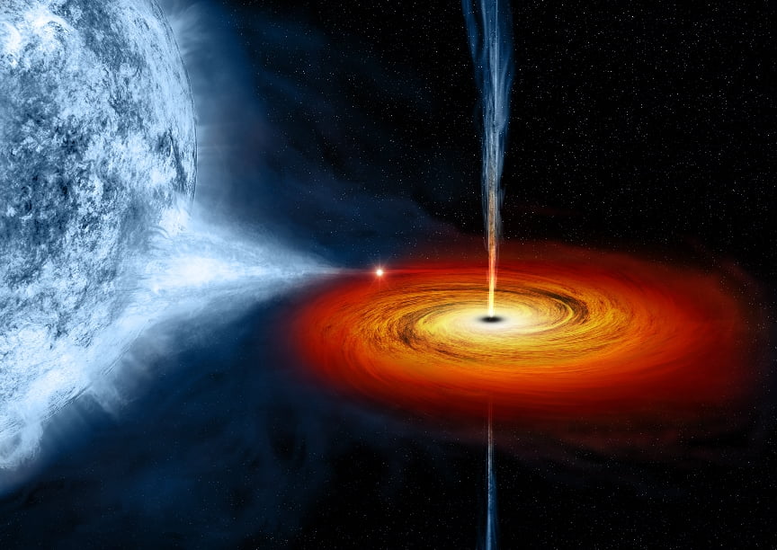 Black Hole. Photo via NASA's Website