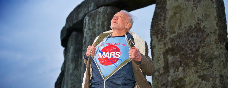 Buzz Aldrin. Photo by James O.Davies